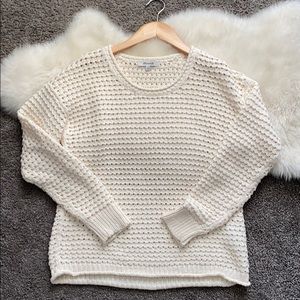 Madewell open stitch Austen sweater